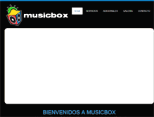 Tablet Screenshot of musicbox.cl